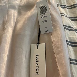 Aritzia Babaton Slip Midi Skirt, Denude, Sz 10, NWT